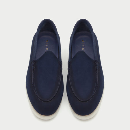 Nagra Loafer | Deep Blue Suede