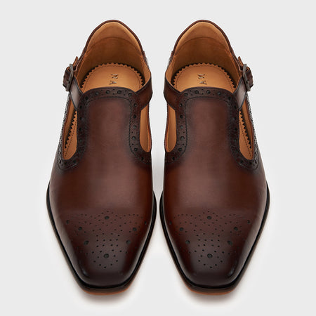 Bagh Brogue | Choco Brown Leather