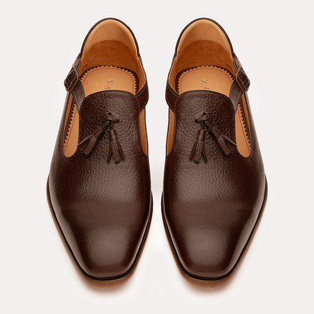 Bagh | Brown Milled Leather