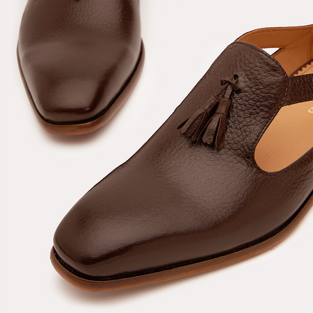 Bagh | Brown Milled Leather