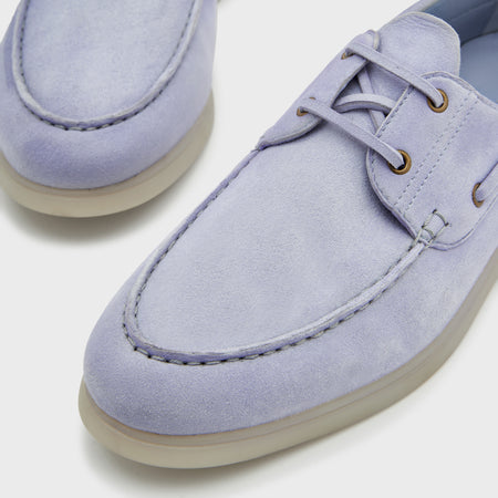 Boat Shoes | Aqua Suede