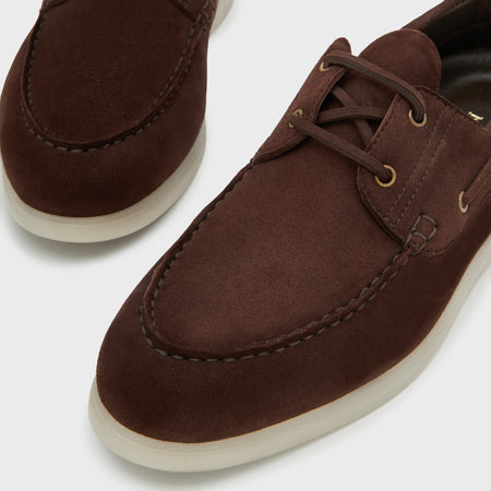 Boat Shoes | Dark Chocolate Suede