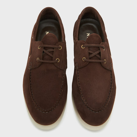 Boat Shoes | Dark Chocolate Suede
