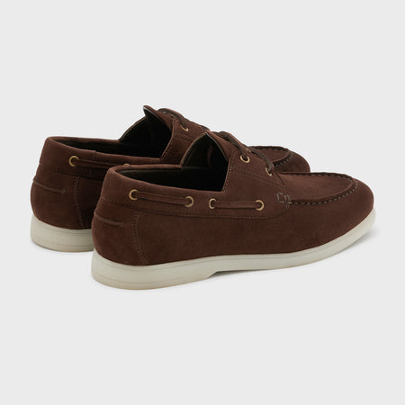 Boat Shoes | Dark Chocolate Suede