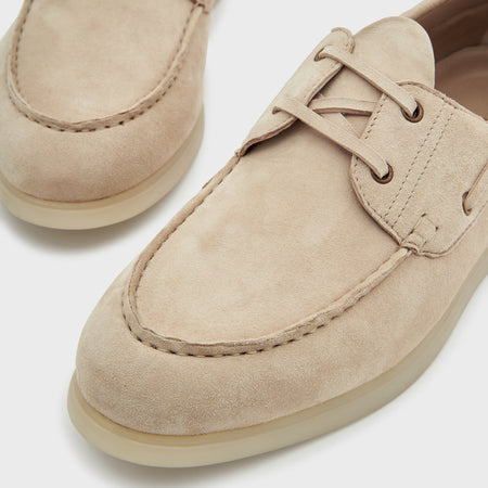 Boat Shoes | Sand Suede