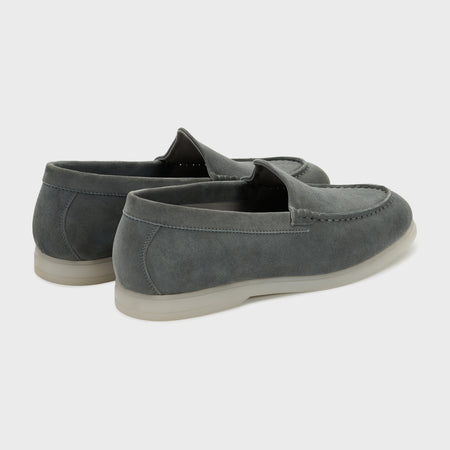 Nagra Loafer | Dark Stone Suede