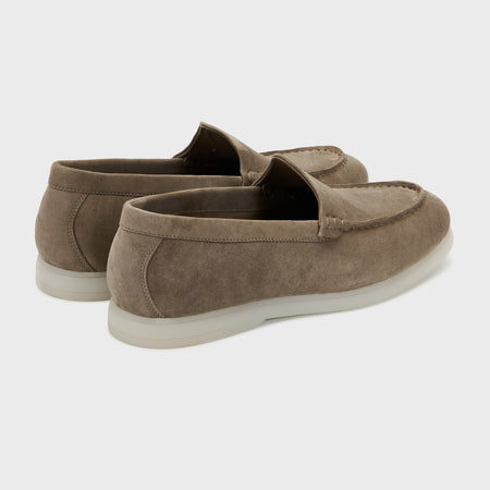 Nagra Loafer | Taupe Suede