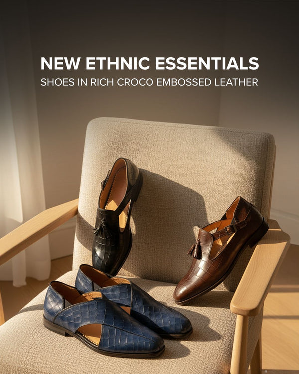 Croco Embossed Leather
