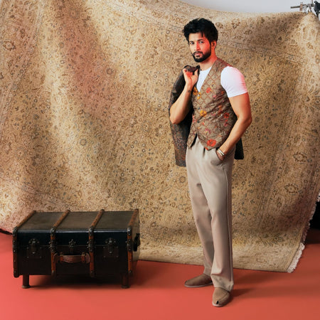 Summer Peshauri | Taupe Suede