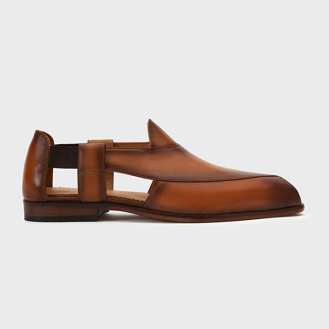 Peshauri | Cognac Leather