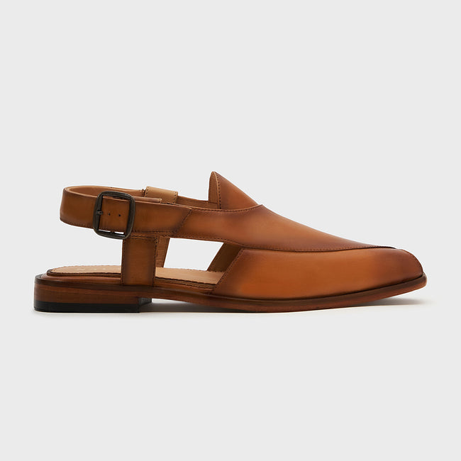 Peshauri Baandh | British Tan Leather