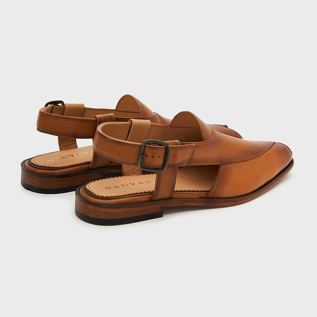 Peshauri Baandh | British Tan Leather