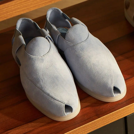 Summer Peshauri | Aqua Suede