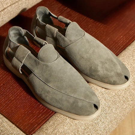 Summer Peshauri | Dark Stone Suede