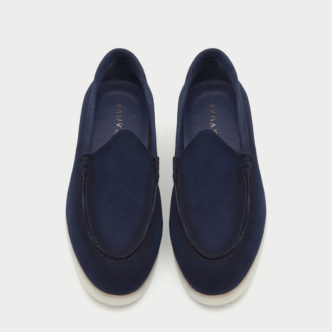 Nagra Loafer | Deep Blue Suede