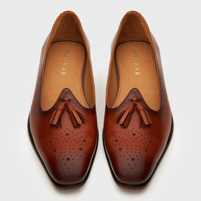 Nagra Tassel & Brogue | Cognac Leather