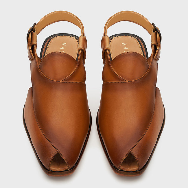 Peshauri Baandh | British Tan Leather