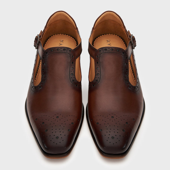 Bagh Brogue | Choco Brown Leather