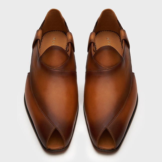 Peshauri | Cognac Leather