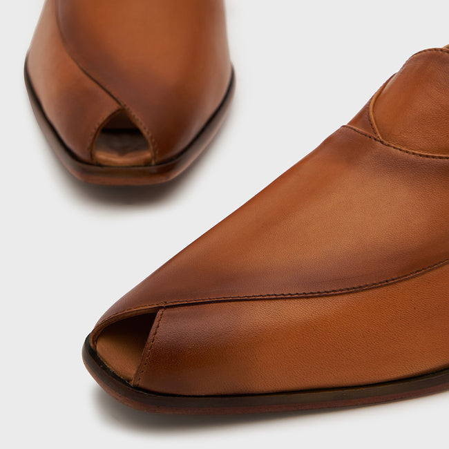 Peshauri Baandh | British Tan Leather