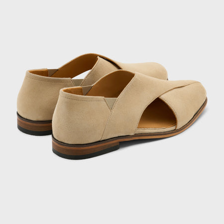 Classic Peshawari | Sand Suede