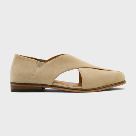 Classic Peshawari | Sand Suede