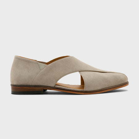 Classic Peshawari | Stone Suede