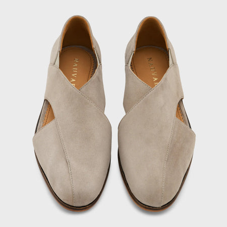 Classic Peshawari | Stone Suede
