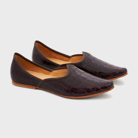 Jutti | Deep Wine Croco Leather