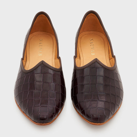 Jutti | Deep Wine Croco Leather