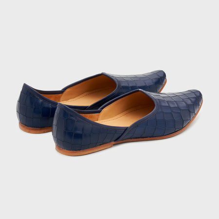 Jutti | Galaxy Blue Croco Leather