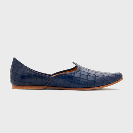 Jutti | Galaxy Blue Croco Leather