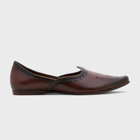 Jutti Brogue | Choco Brown Leather