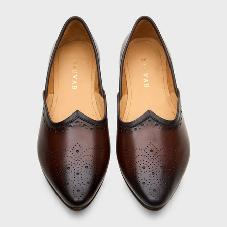 Jutti Brogue | Choco Brown Leather