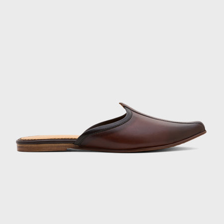 Jutti Slip | Choco Brown Leather