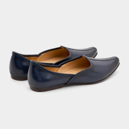 Jutti | Navy Blue Leather