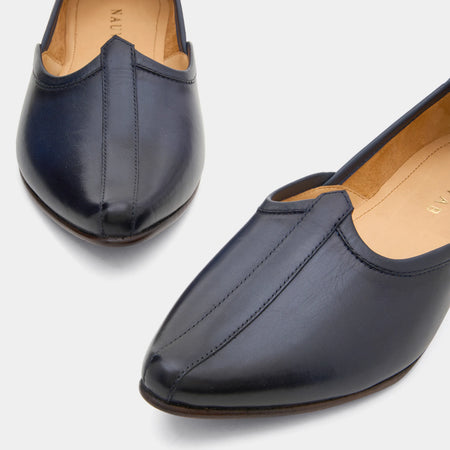 Jutti | Navy Blue Leather