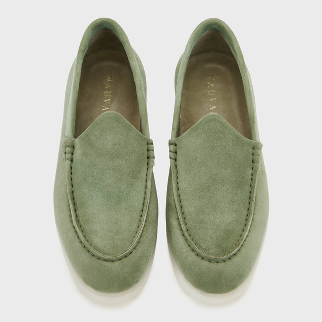 Nagra Loafer | Olive Suede