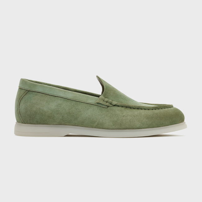 Nagra Loafer | Olive Suede
