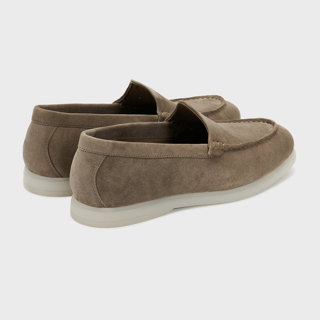 Nagra Loafer | Taupe Suede