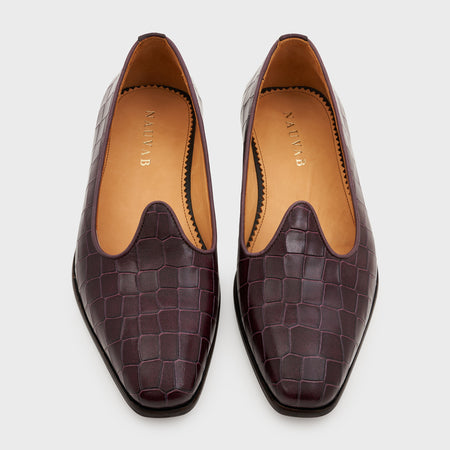 Nagra | Deep Wine Croco Leather
