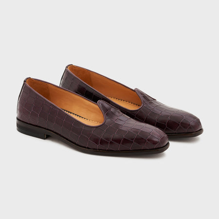 Nagra | Deep Wine Croco Leather