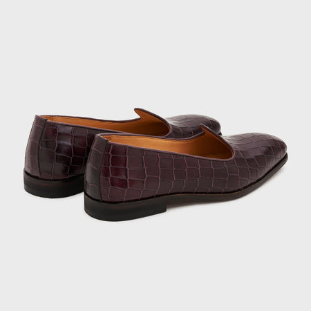 Nagra | Deep Wine Croco Leather