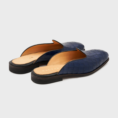 Nagra Slip | Galaxy Blue Croco Leather