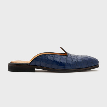 Nagra Slip | Galaxy Blue Croco Leather