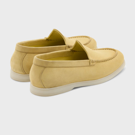 Nagra Loafer | Lemon Yellow Suede