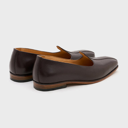 Nagra | Dark Brown Milled Leather