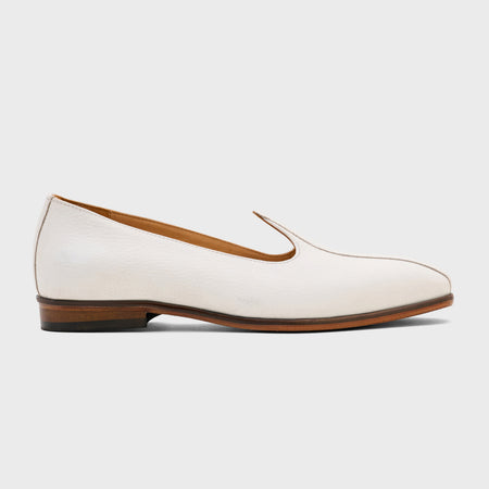 Nagra | White Milled Leather