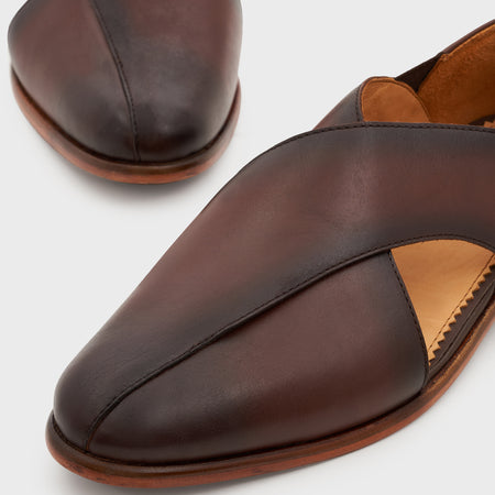 Peshauri 2.0 | Choco Brown Leather