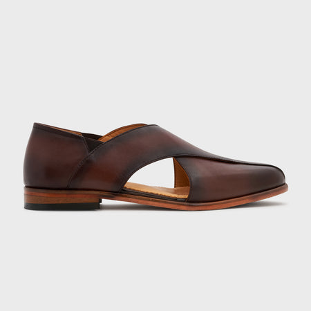 Peshauri 2.0 | Choco Brown Leather